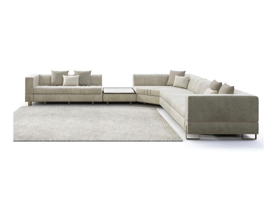 Ivory Wraparound Sofa