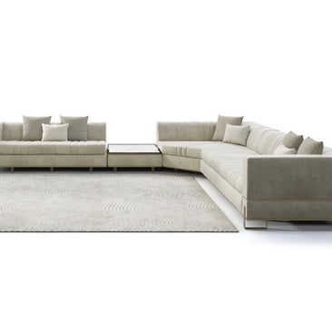 Ivory Wraparound Sofa