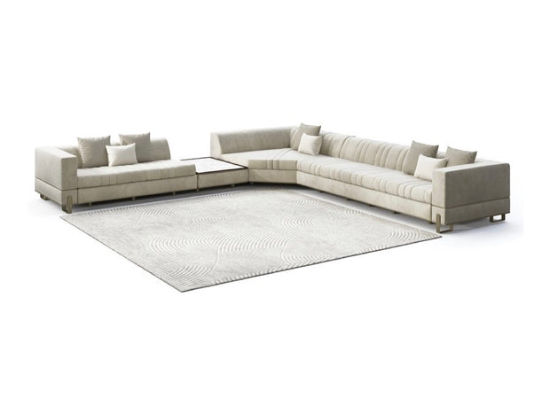 Ivory Wraparound Sofa