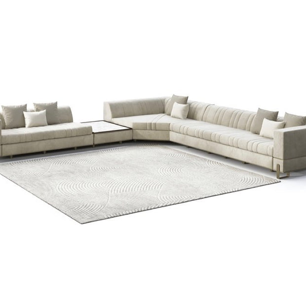 Ivory Wraparound Sofa