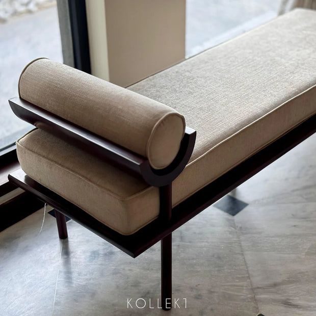 Urban Tan Rail Bench