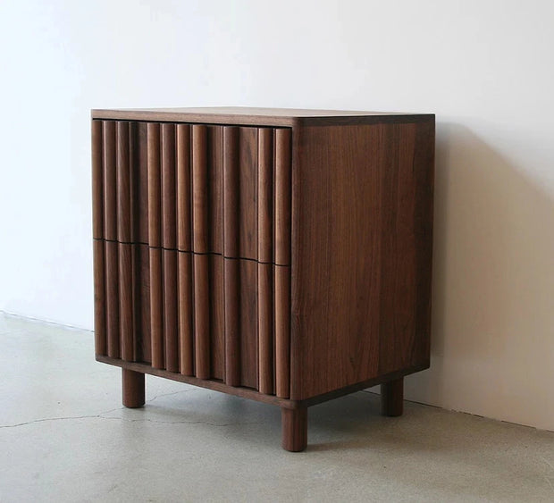 Fluted Panel Nightstand