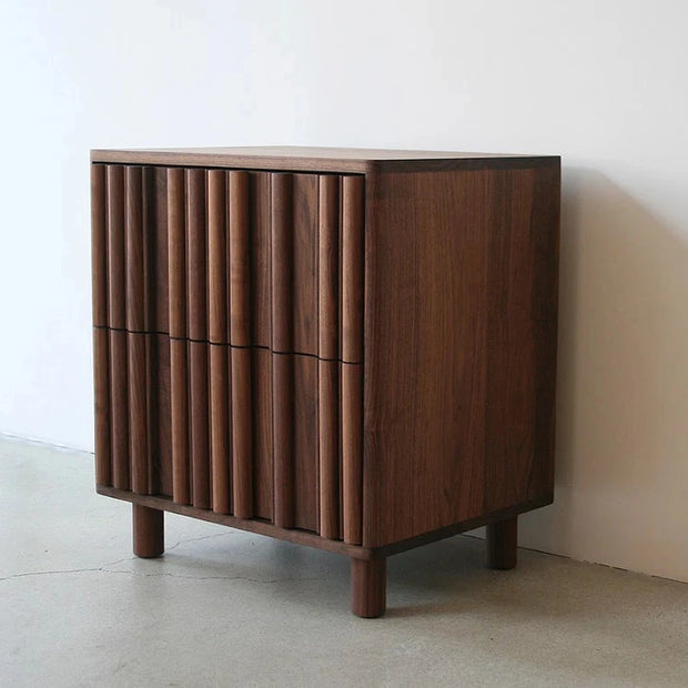Fluted Panel Nightstand