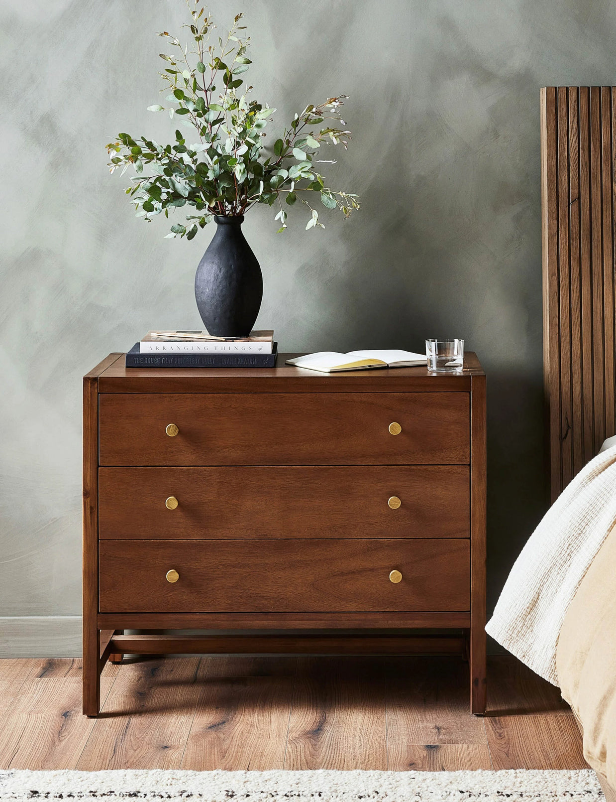 Mid-Wood Duo Nightstand