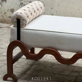 Concrete Button Bench