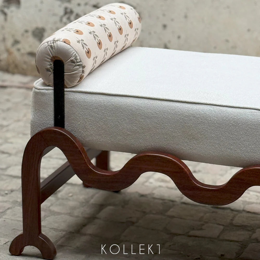 Concrete Button Bench