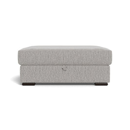 Gridline Grey Ottoman