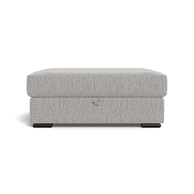 Gridline Grey Ottoman
