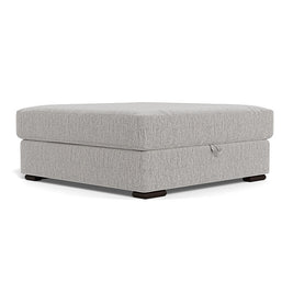 Gridline Grey Ottoman