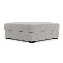 Gridline Grey Ottoman