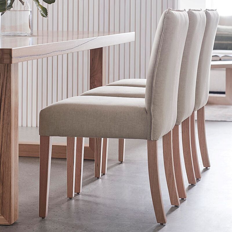 Amber Tan Woven Texture Chair