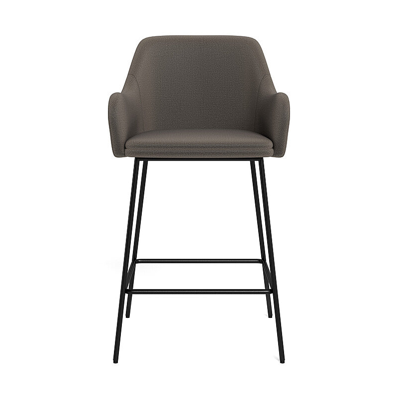 Charcoal Wave Stool