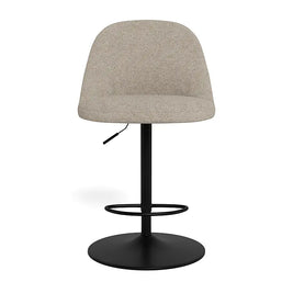Textured Scoop Bar Stool