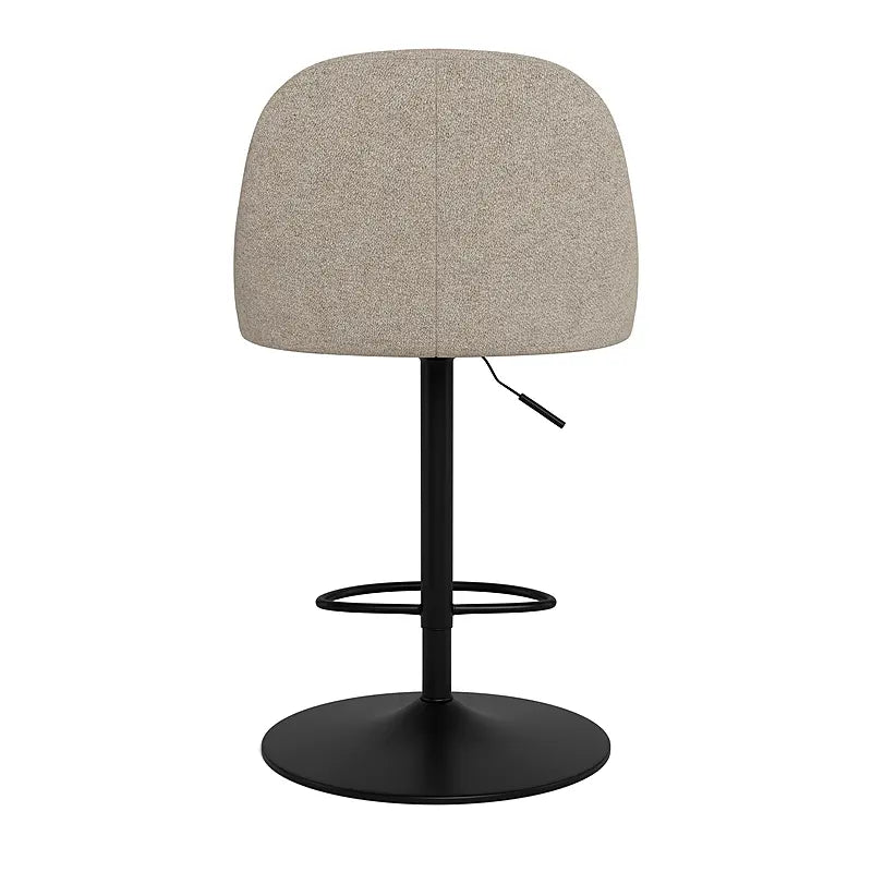 Textured Scoop Bar Stool