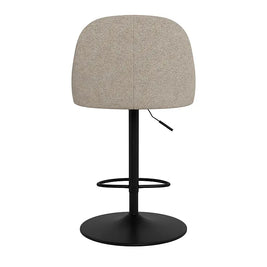 Textured Scoop Bar Stool
