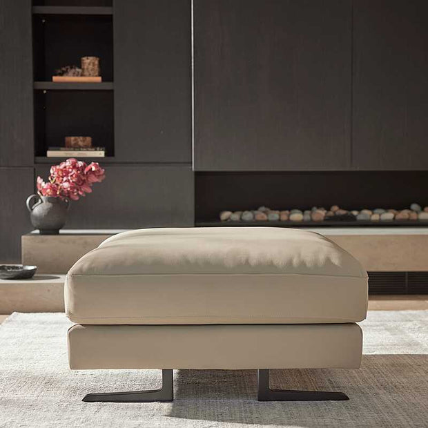 Canyon Brown Ottoman