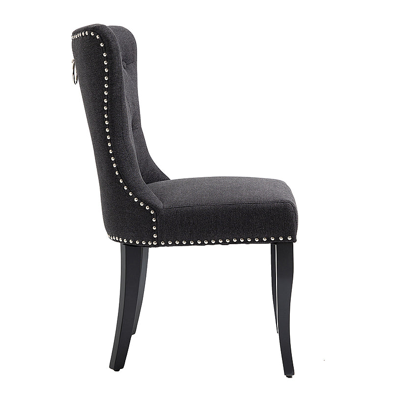 Regent Button-Tufted Velvet Chair