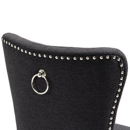Regent Button-Tufted Velvet Chair