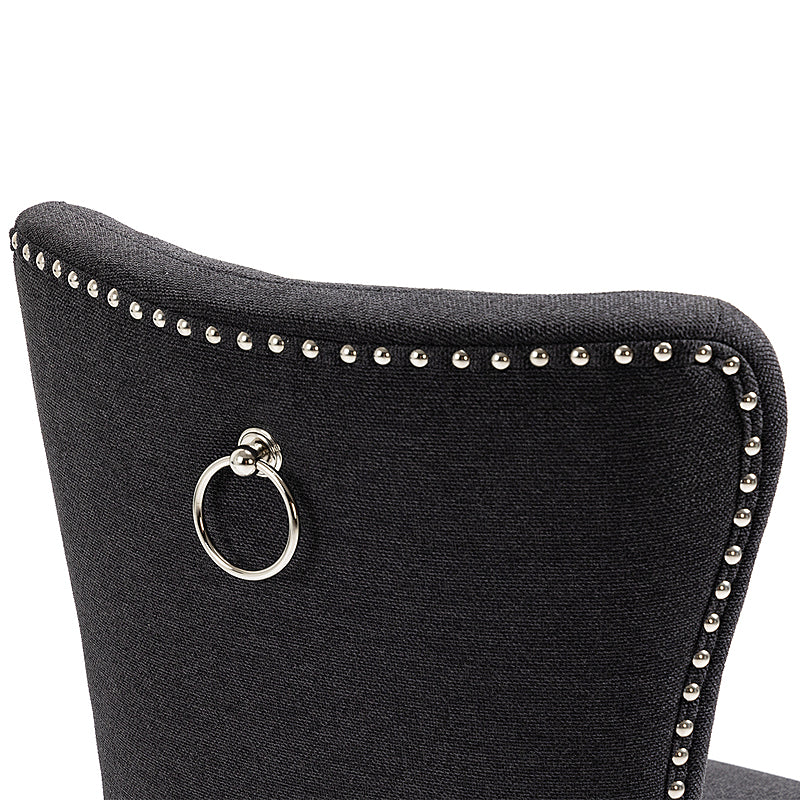 Regent Button-Tufted Velvet Chair
