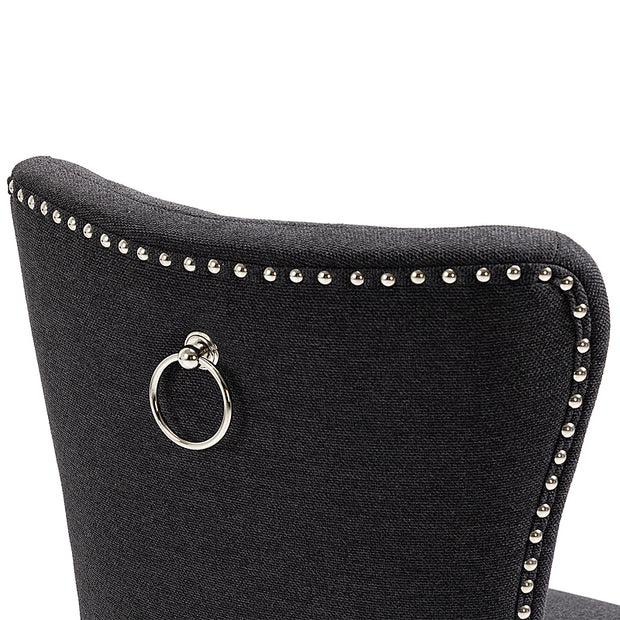 Regent Button-Tufted Velvet Chair