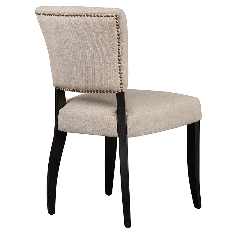 Bristol High-Back Linen Dining Chair