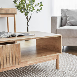 Fluted Oak Block