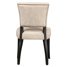 Bristol High-Back Linen Dining Chair