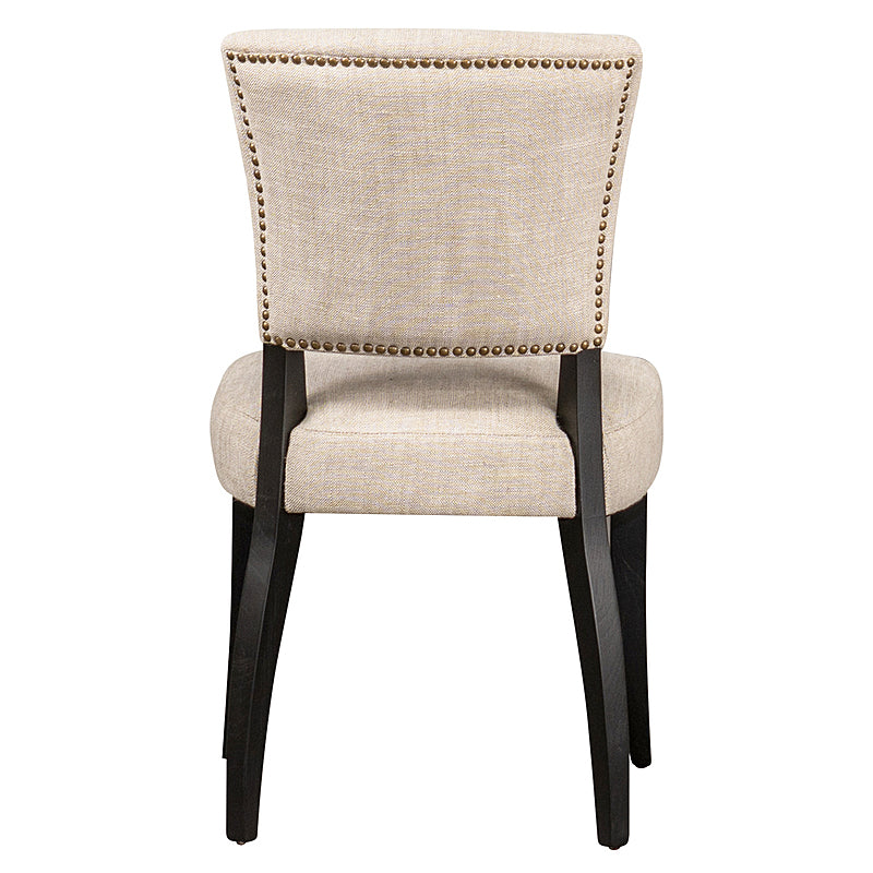 Bristol High-Back Linen Dining Chair