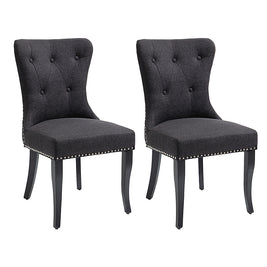 Regent Button-Tufted Velvet Chair