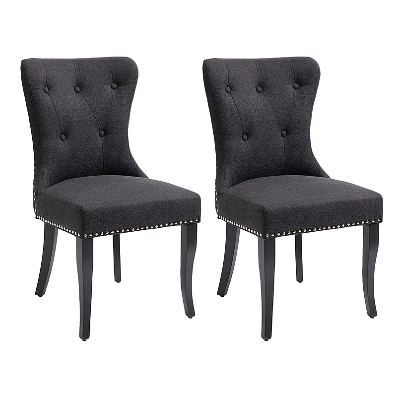 Regent Button-Tufted Velvet Chair