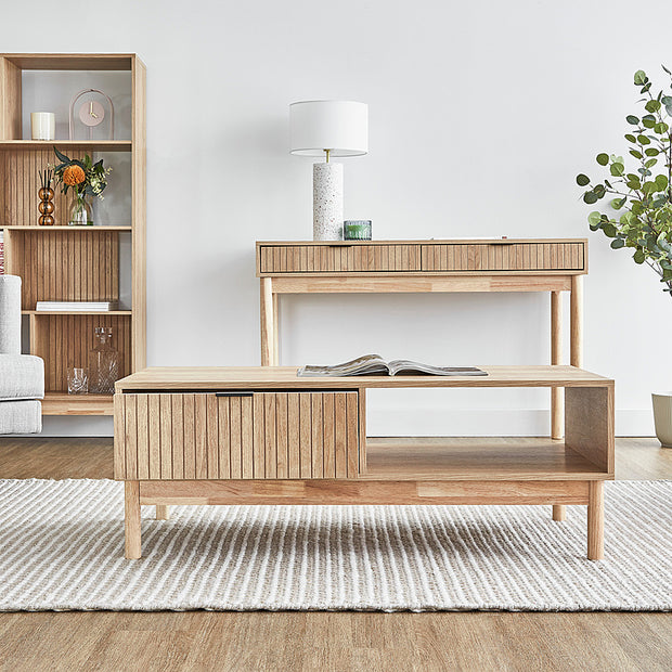 Fluted Oak Block