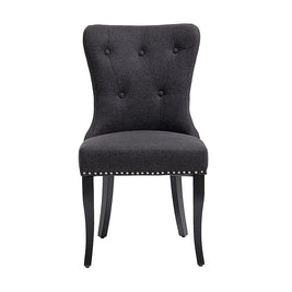 Regent Button-Tufted Velvet Chair