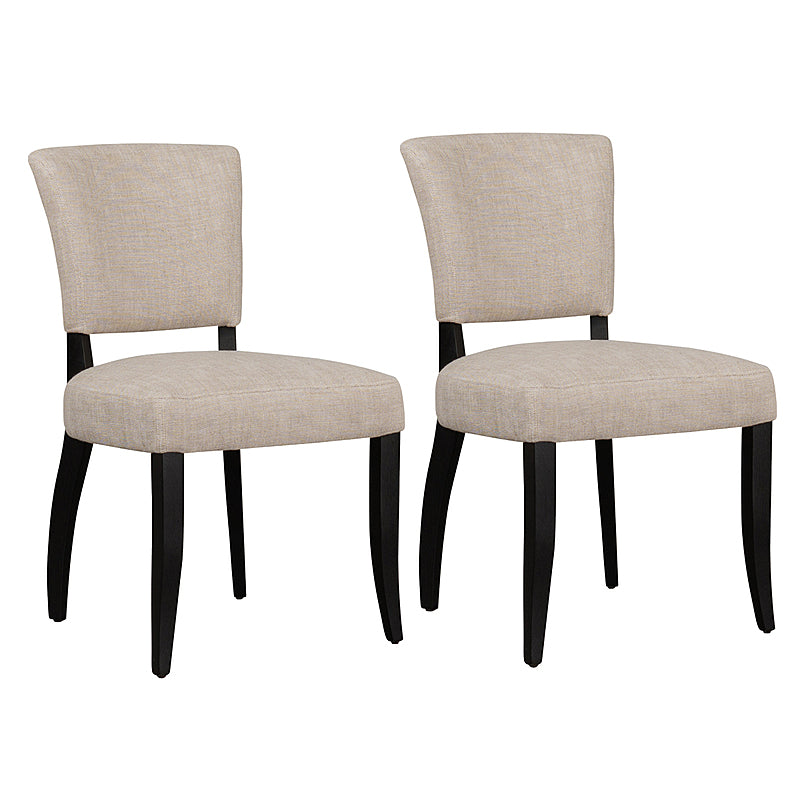 Bristol High-Back Linen Dining Chair