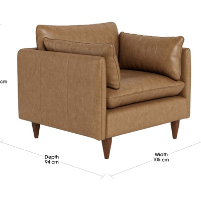 Heritage Leather Lounger
