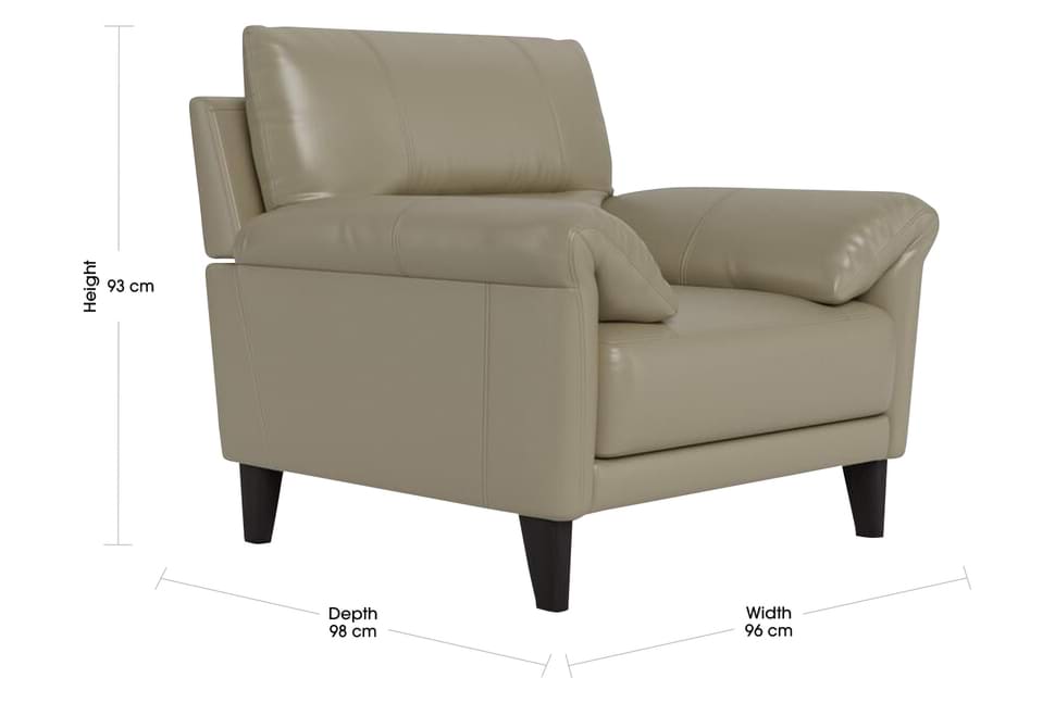 Plush Arm Curve Chair