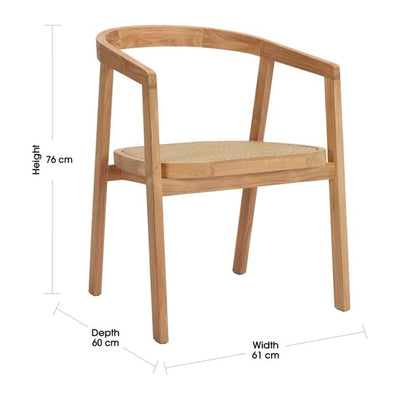 Arden Wooden Frame Dining Chair