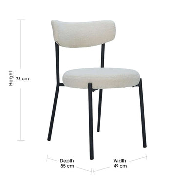 Cleo Velvet Swivel Dining Chair