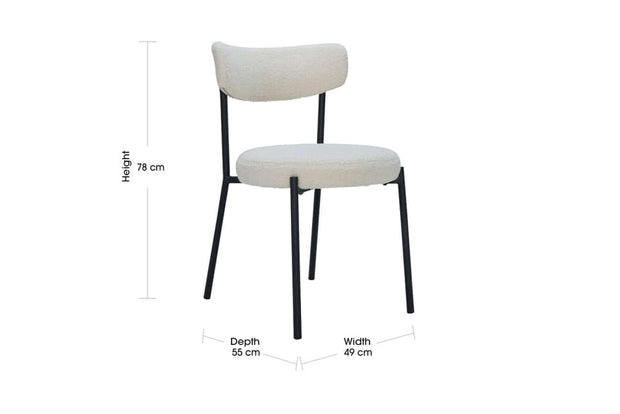Cleo Velvet Swivel Dining Chair