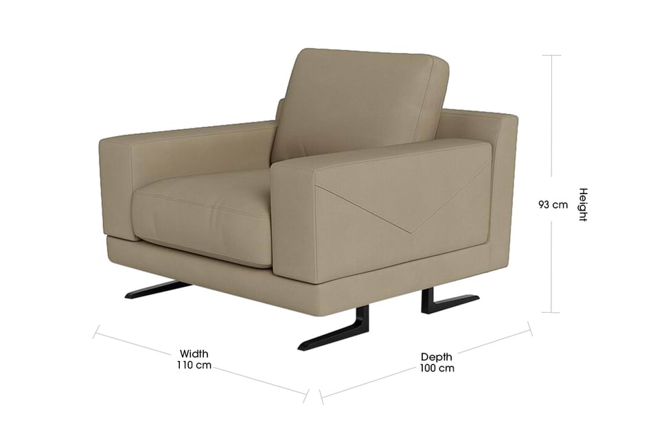 Stone Arm Slab Chair