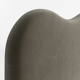 Wavy Headboard Bed