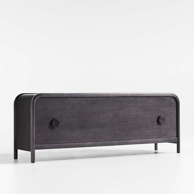 Rustic Oak TV Console