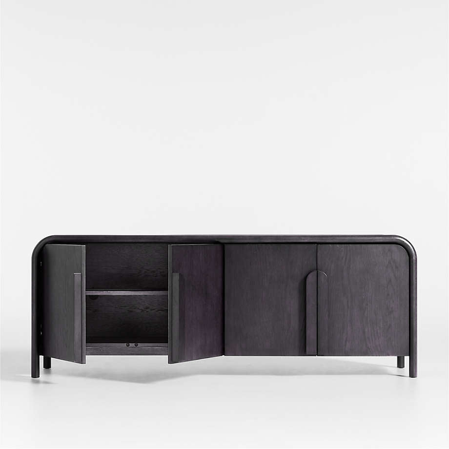 Rustic Oak TV Console