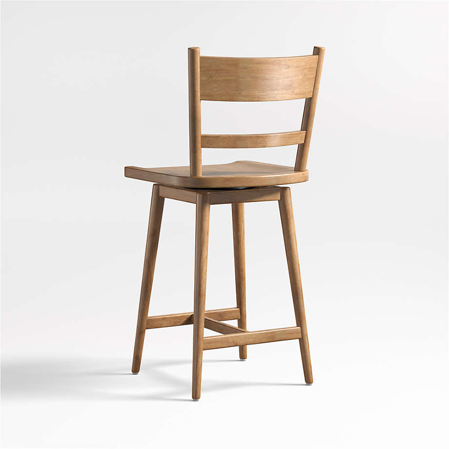 Raw Wood Frame Stool