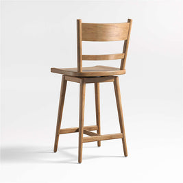 Raw Wood Frame Stool