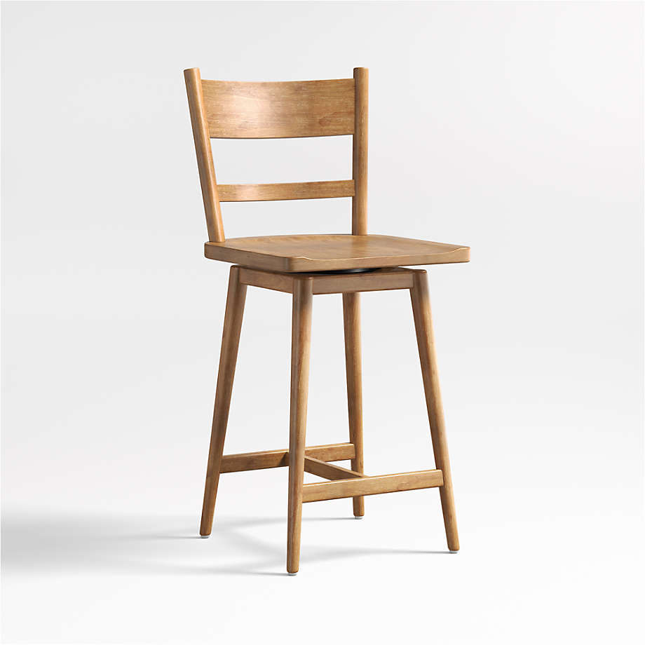 Raw Wood Frame Stool