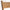 Raw Wood Frame Stool