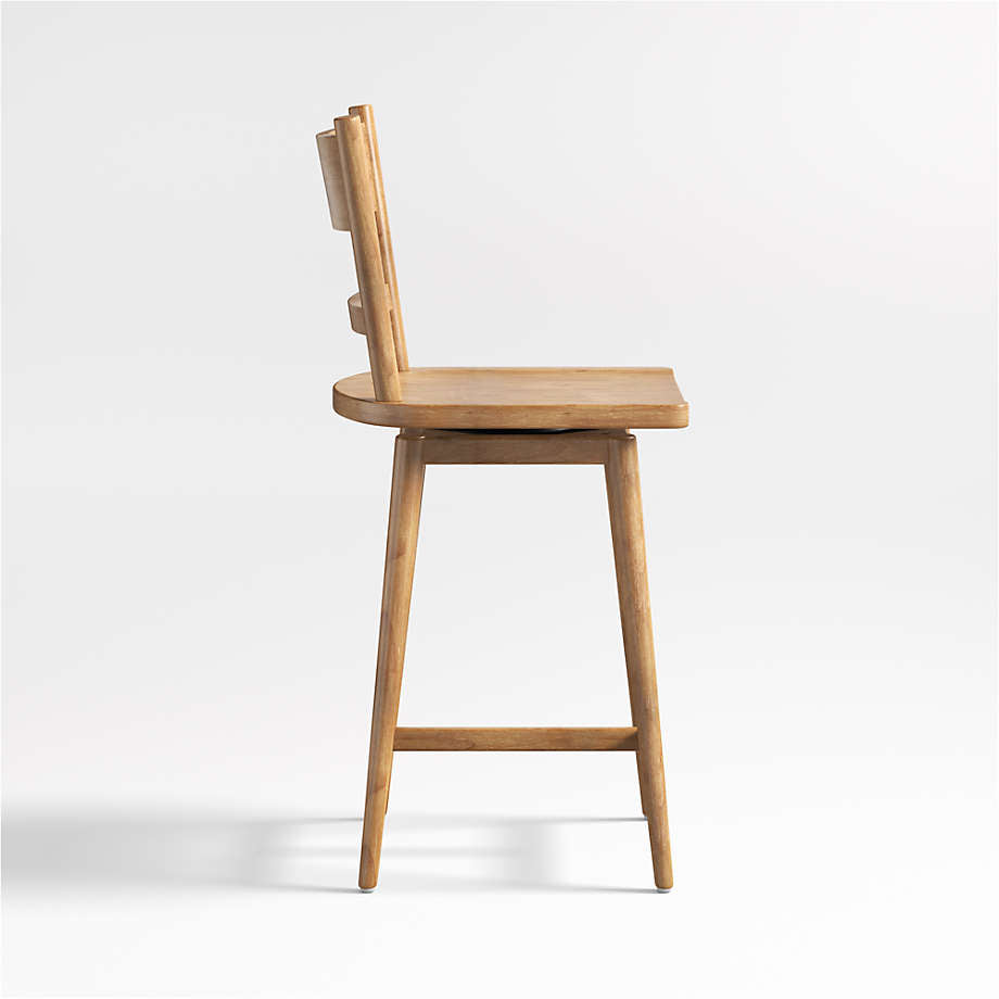 Raw Wood Frame Stool