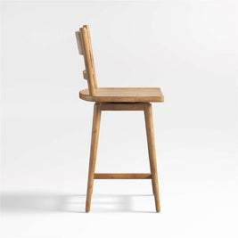 Raw Wood Frame Stool