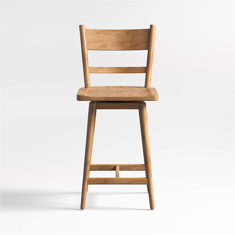 Raw Wood Frame Stool