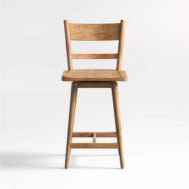 Raw Wood Frame Stool